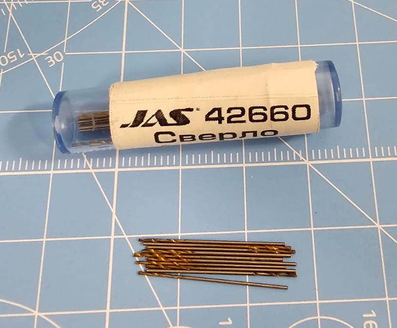 42660J Мини-сверло, HSS M35, титановое покрытие, d 0,55 мм, 10 шт.