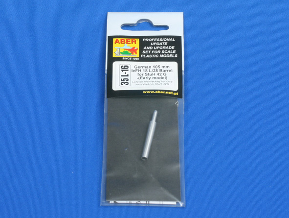 ABR-35-L-16  Дополнения для  German 105 mm leFH 18 L/28 Barrel for StuH42G –(Early model) для  1/35 ABR-35-L-16  Дополнения для  German 105 mm leFH 18 L/28 Barrel for StuH42G –(Early model) для  1/35