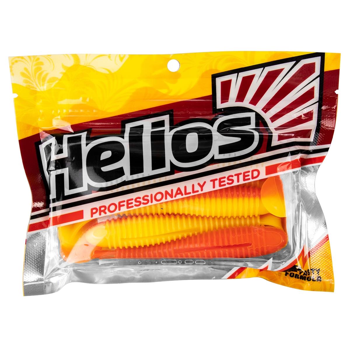 Виброхвост Catcher 2,75"/7 см Orange & Yellow 7шт. (HS-1-015) Helios Виброхвост Catcher 2,75"/7 см Orange & Yellow 7шт. (HS-1-015) Helios