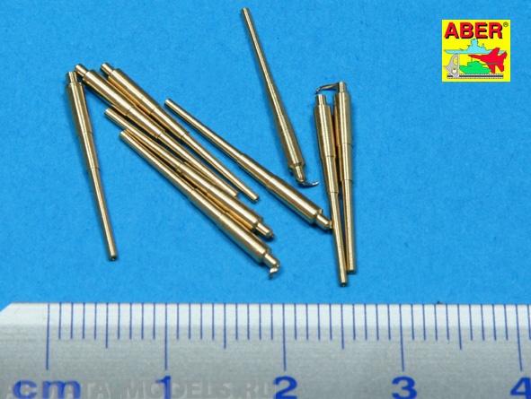 ABR-1:700-L-11  Дополнения для  Set of 9 pcs 406 mm long barrels for ships: North Carolina, Washington для  1/700 ABR-1:700-L-11  Дополнения для  Set of 9 pcs 406 mm long barrels for ships: North Carolina, Washington для  1/700