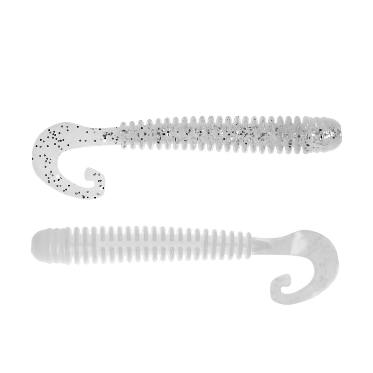 Твистер Credo Long Body 2,95"/7,5 см White & Sparkles 12шт. (HS-9-002) Helios Твистер Credo Long Body 2,95"/7,5 см White & Sparkles 12шт. (HS-9-002) Helios
