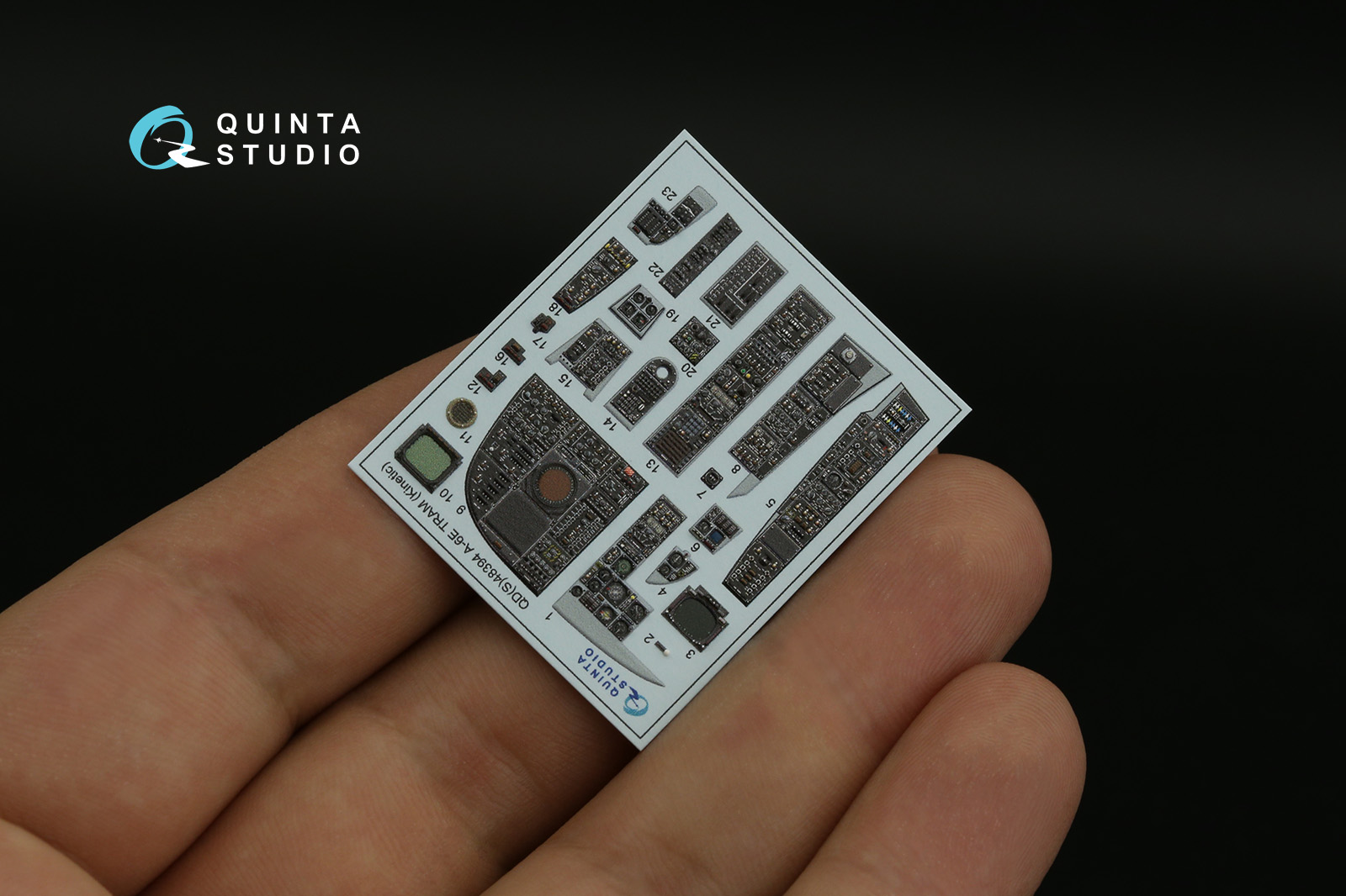 QDS-48394 3D Декаль интерьера кабины A-6E TRAM (Kinetic) (Малая версия)