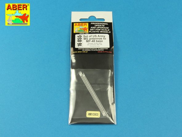 ABR-16-055  Дополнения для  Set of US Army  MS antennas to MP-48 base универсальный набор 1/16 ABR-16-055  Дополнения для  Set of US Army  MS antennas to MP-48 base универсальный набор 1/16