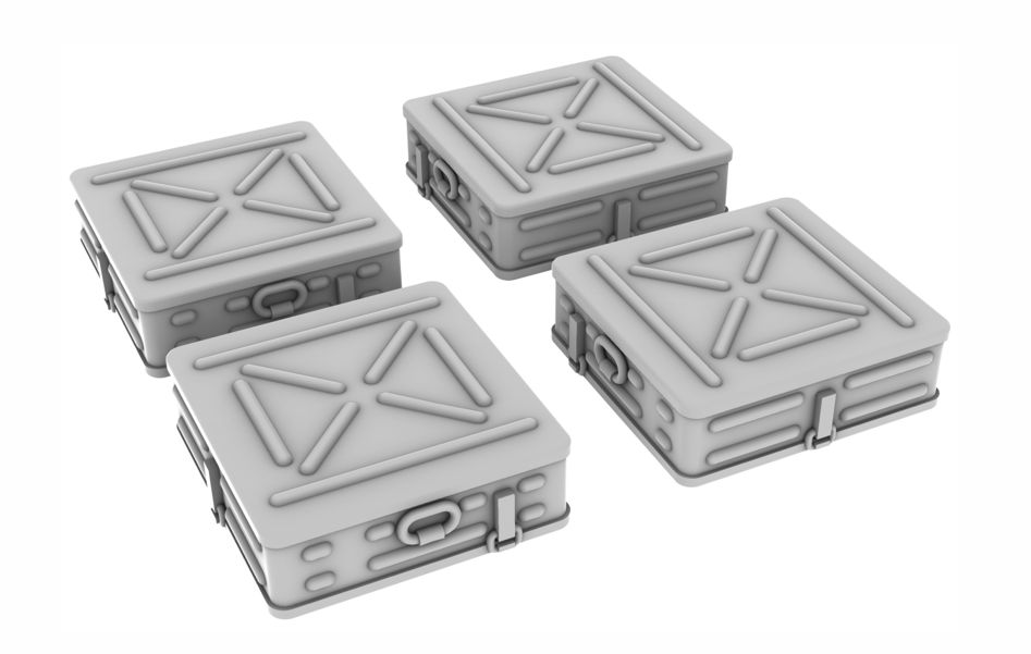 f72274 1:72 Автомобильный комплект для спец. обработки военной техники ДК-4, 4шт SG modelling