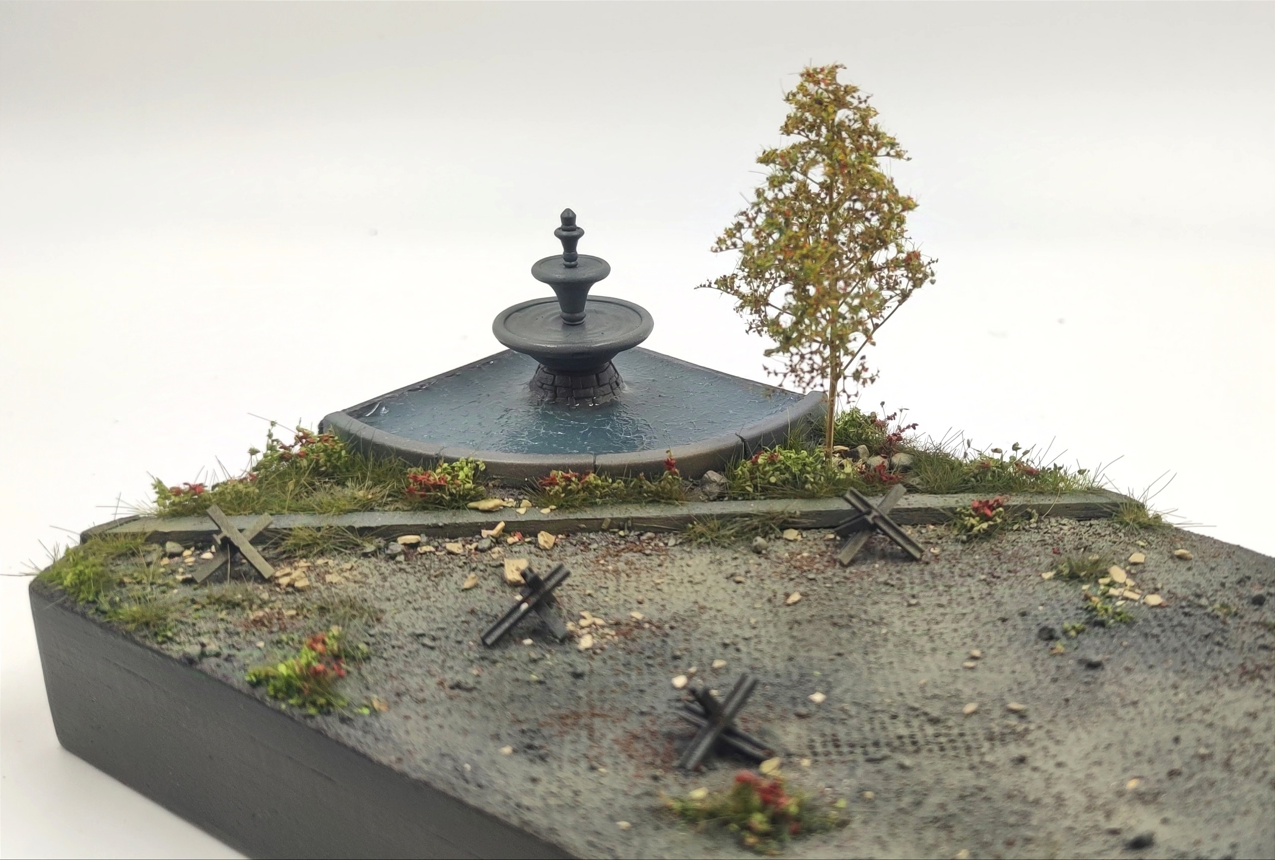 HE-72096 Подставка не тронутый фонтан Размер 30*13см