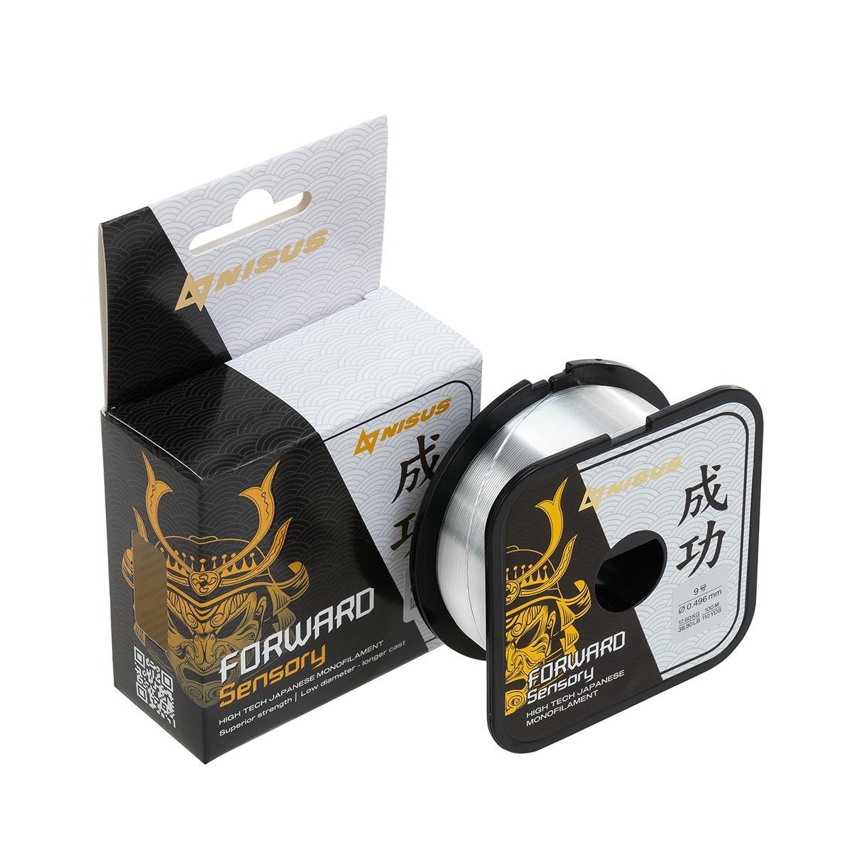 Леска FORWARD Sensory 0,496mm/100m Nylon Transparent (N-FS-0496-100) Nisus( цена указана за упаковку, в количестве 10шт.)