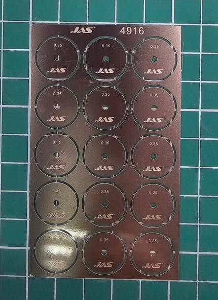 4916J Диск для ревитера d 15 мм, шаг 0,35 мм, 15 шт.