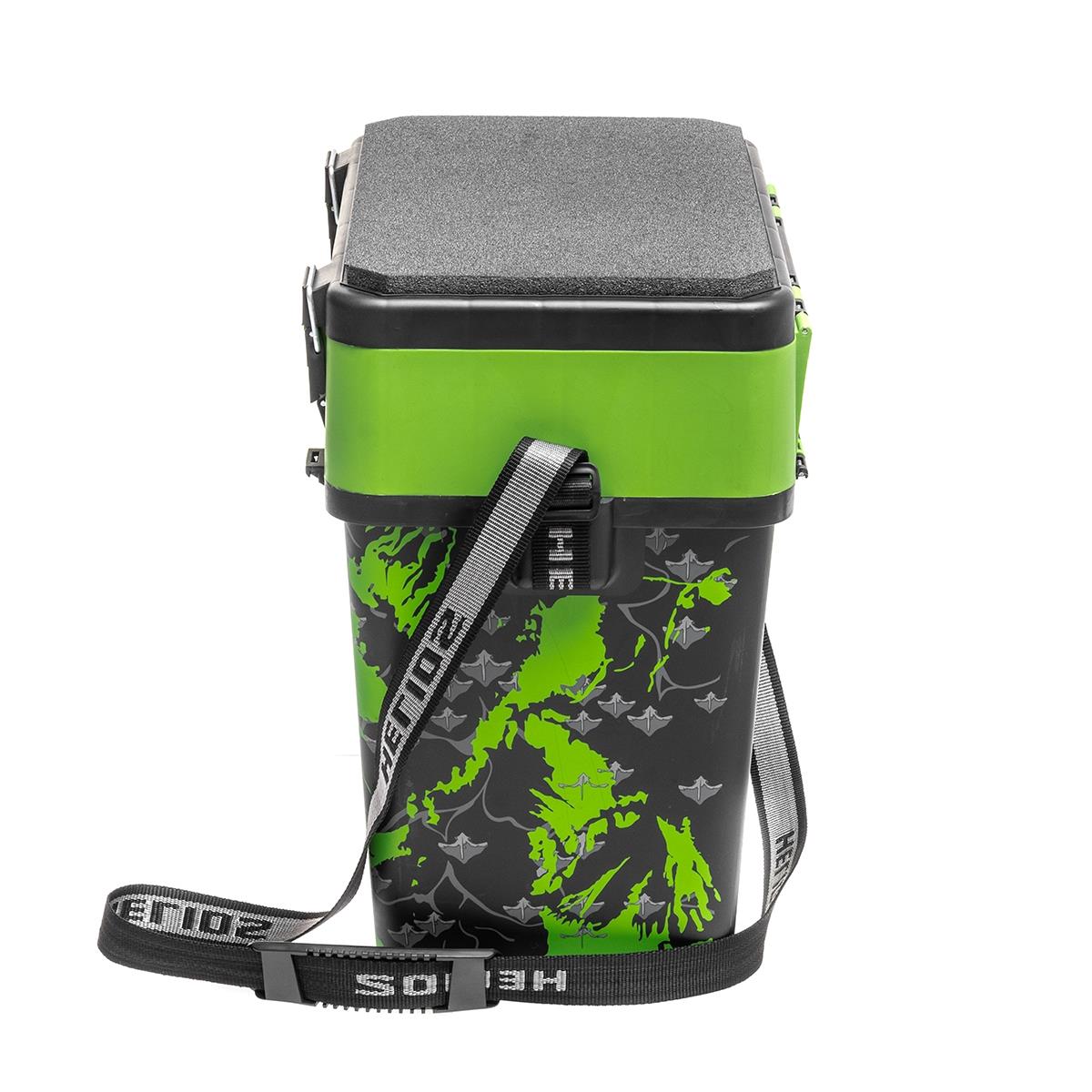 Ящик рыболовный зимний SHARK салатовый (HS-IB-19-SHG) Helios Ящик рыболовный зимний SHARK салатовый (HS-IB-19-SHG) Helios