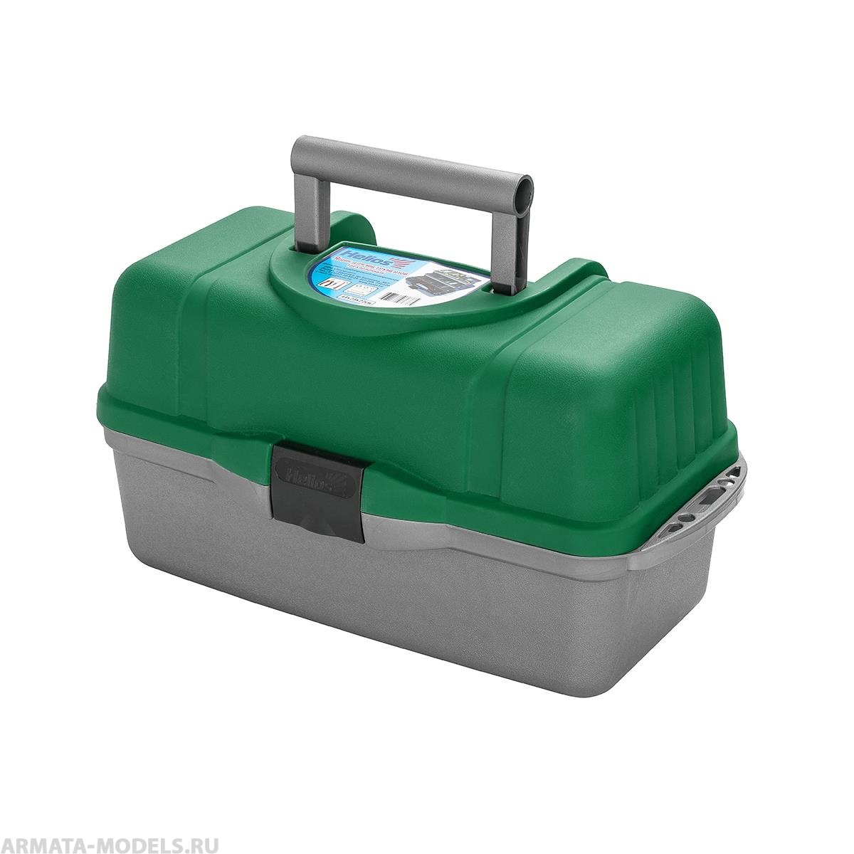 Ящик для инструментов трехполочный зеленый (T-HS-3TTB-G) Helios