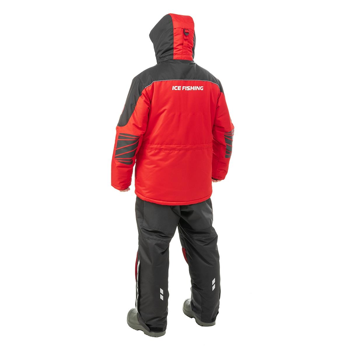 Костюм зимний рыболовный Чарыш Pro, цв.красный р.L 10/10 К (T-KSCP-L-50/176R) Helios