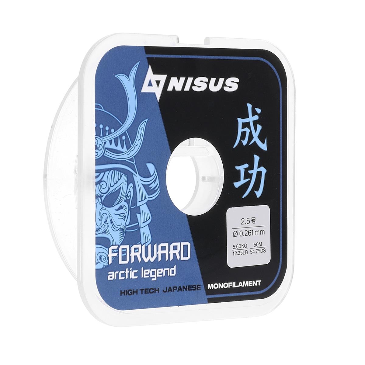 Леска FORWARD ARCTIC LEGEND 0,261mm/50m Nylon Transparent (N-FAG-0.261-50) Nisus