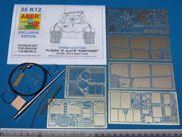 ABR-35-K12  Дополнения для  King Tiger Henschel для Dragon 1/35 ABR-35-K12  Дополнения для  King Tiger Henschel для Dragon 1/35