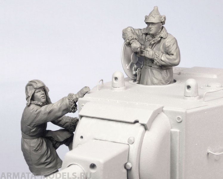 T-35096 Cоветские танкисты КВ-2 (зима 1939-44 гг) (2) Tank T-35096 Cоветские танкисты КВ-2 (зима 1939-44 гг) (2) Tank