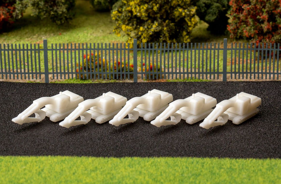 020-EKS-250 Экскаваторы для макетов  М 1:250 (Набор 5 штук) Morrison