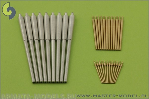 SM-350-064 Вооружение RN Roma - стволы 381мм (9шт), 152мм (12шт), 90мм (12шт) SM-350-064 Вооружение RN Roma - стволы 381мм (9шт), 152мм (12шт), 90мм (12шт)