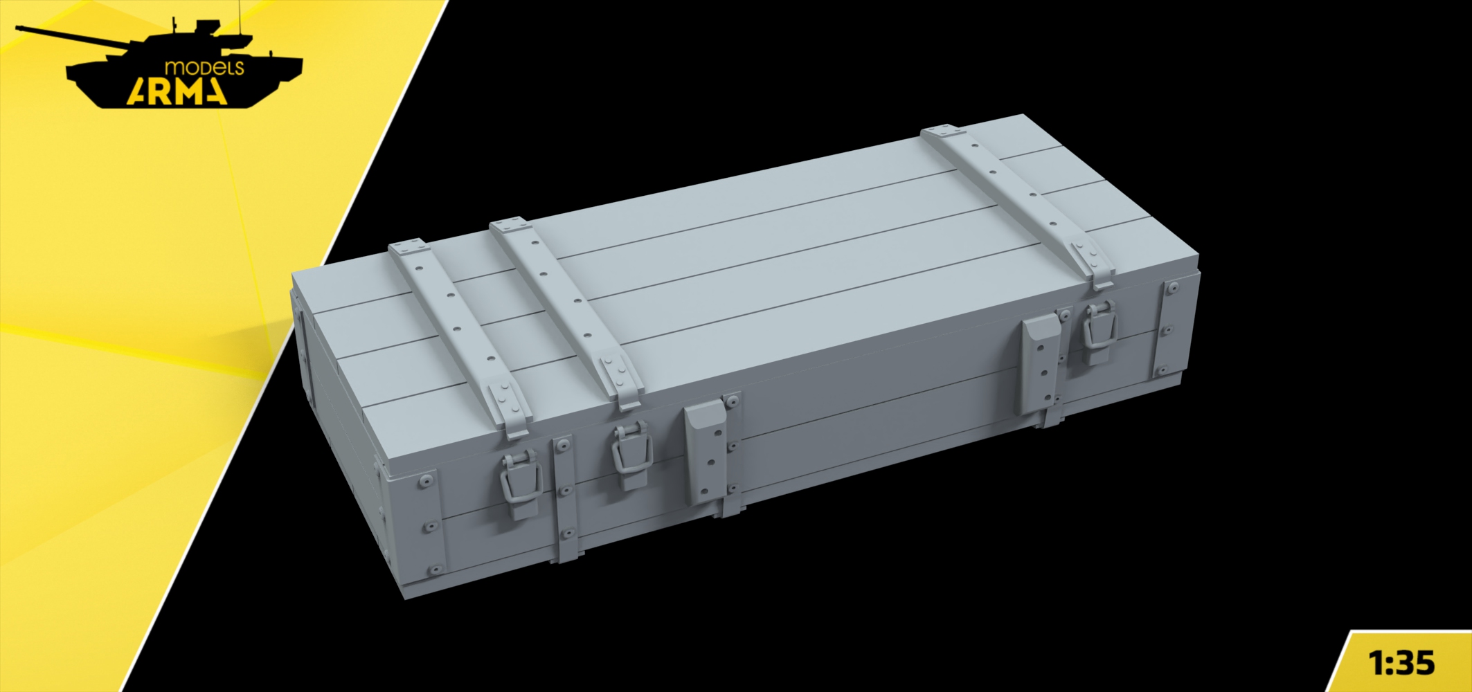 AM36126 Ящик снарядный 120мм (Не для свободной продажи) Arma Models