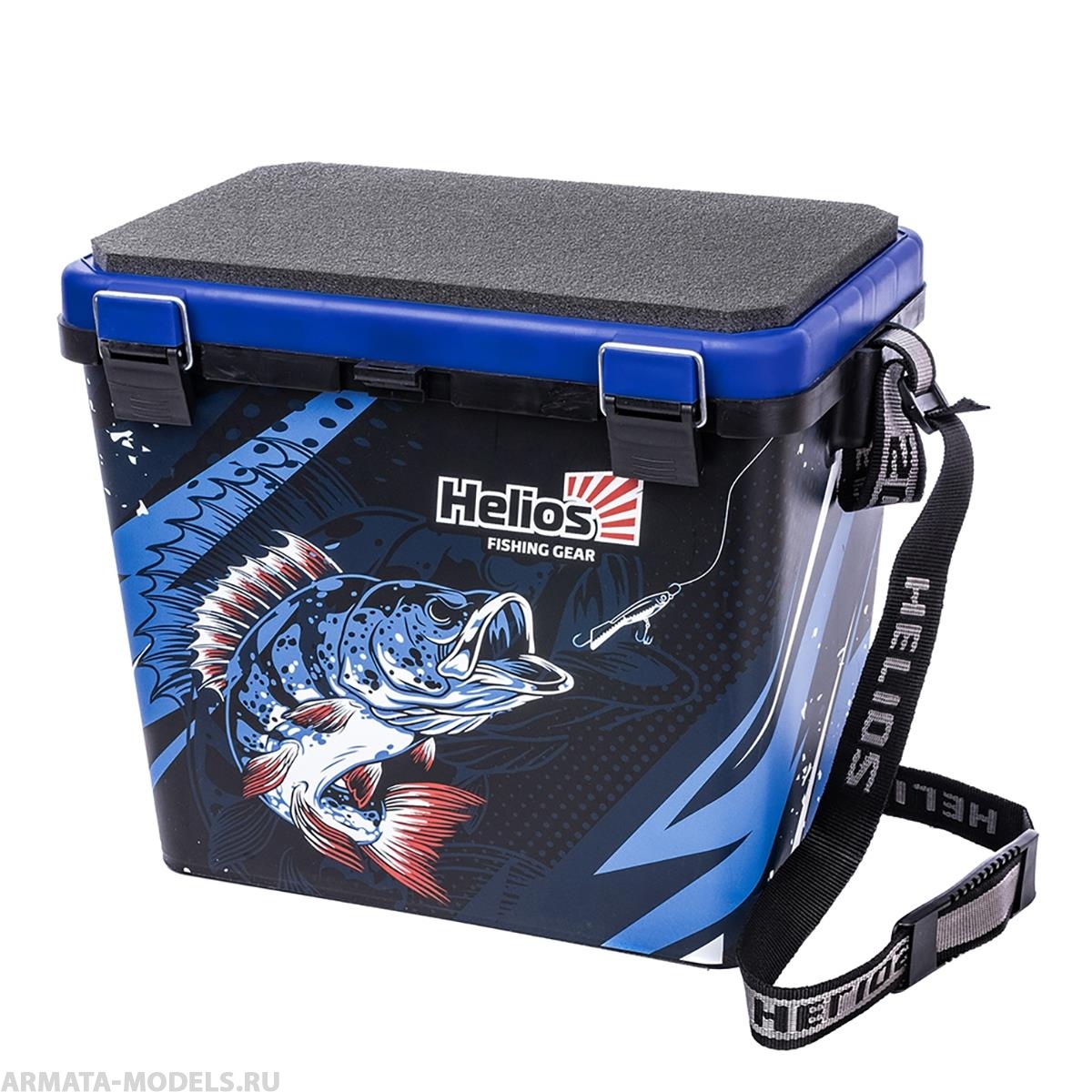 Ящик рыболовный зимний ICE FISHING PERCH односекционный синий (HS-IB-19-IFB-1) Helios Ящик рыболовный зимний ICE FISHING PERCH односекционный синий (HS-IB-19-IFB-1) Helios