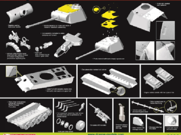 6622Д Сборная модель Sd.Kfz.171 PANTHER G EARLY PRODUCTION Pz.Rgt.26 ITALIAN FRONT Dragon