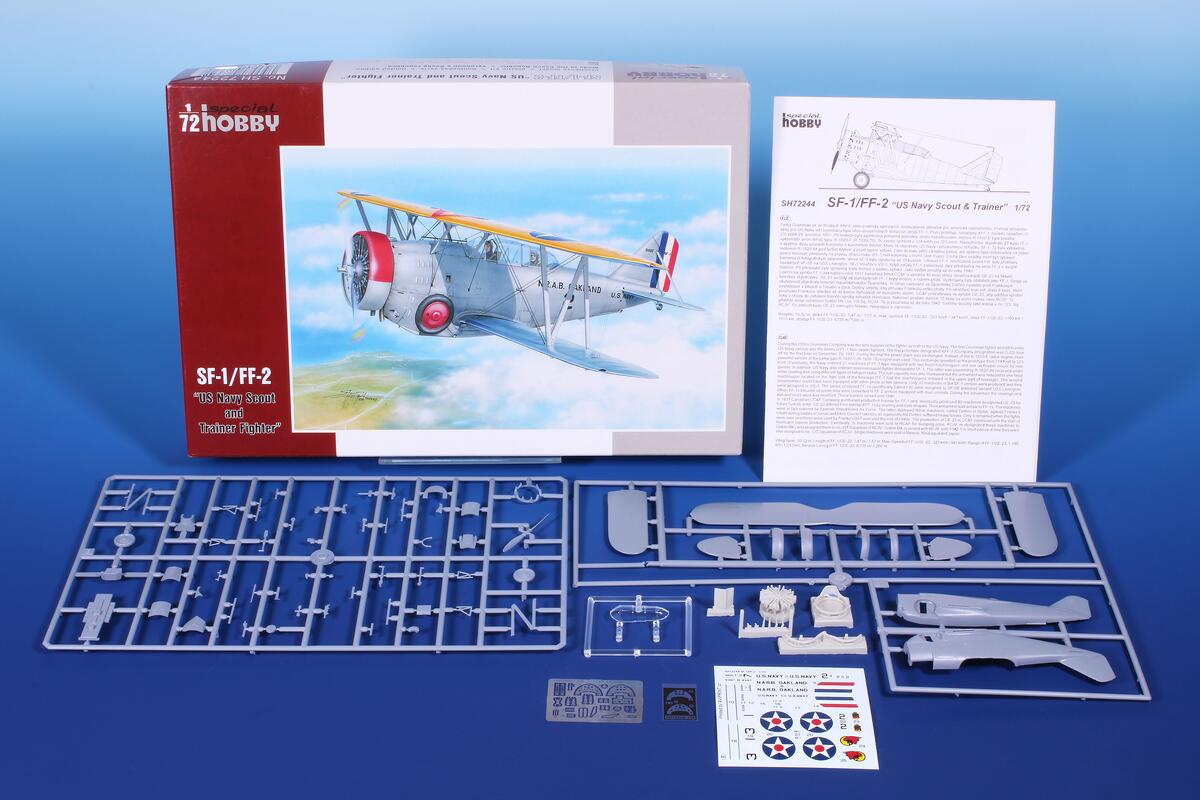 SH72244 SF-1/FF-2 US Navy Scout Fighter and Trainer Special Hobby