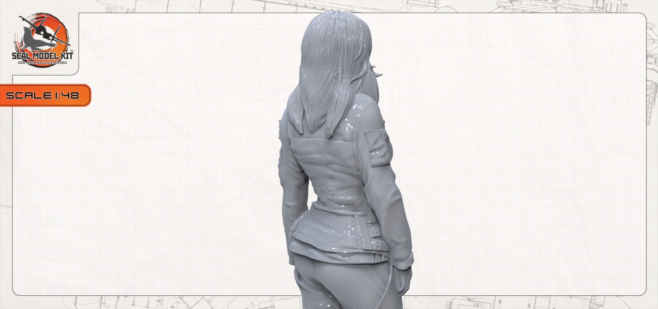 smk48075 Фигура «Королева неба» (Не для свободной продажи) Seal Model Kit