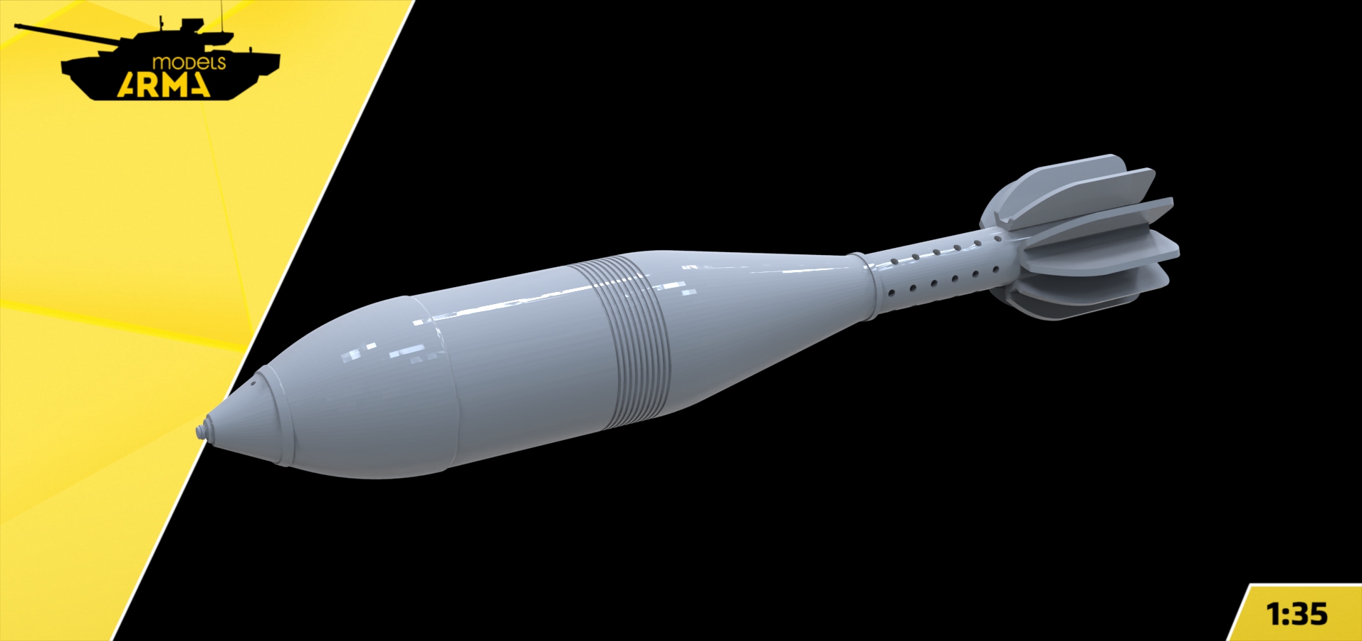 AM36015 240-мм Фугасная мина 53-ВФ-864 (Не для свободной продажи) Arma Models