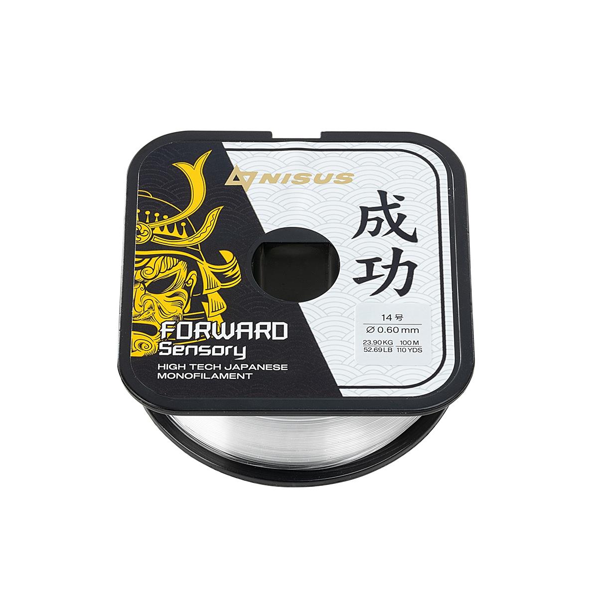 Леска FORWARD Sensory 0,600mm/100m Nylon Transparent (N-FS-0600-100) Nisus( цена указана за упаковку, в количестве 10шт.)
