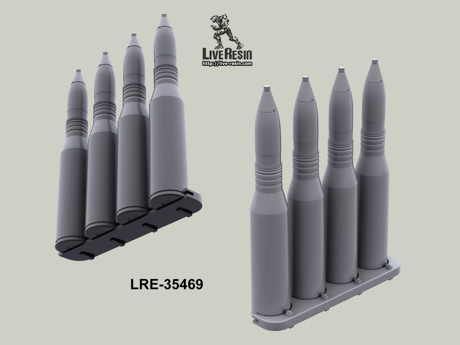 LRE35469 Обоймы со снарядами 57 мм (Не для свободной продажи) Live Resin