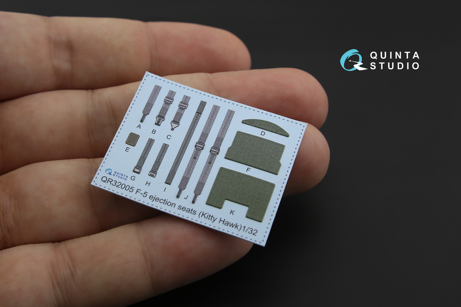 QD32086 3D Декаль интерьера кабины F-5E-3/RF-5E (для модели KittyHawk)