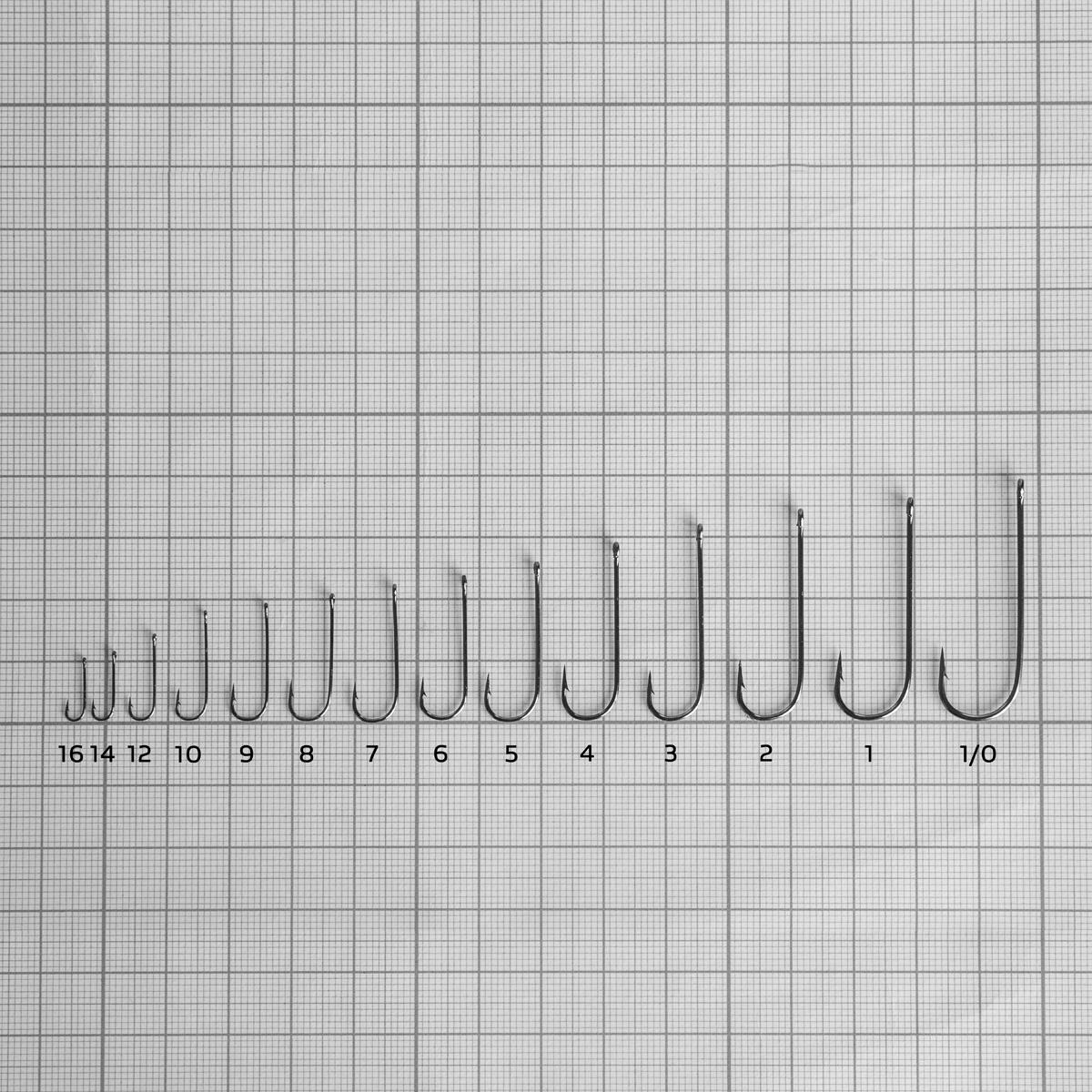 Крючок Aberdeen с кольцом №14 цвет BN (10шт) (HS-AB-BN-9968-14) Helios