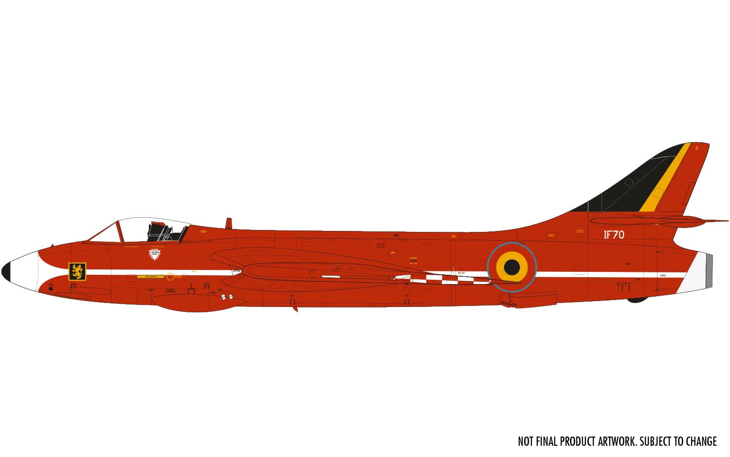 A09189  Сборная модель самолета C Hawker Hunter F.4/F.5/J.34 Airfix