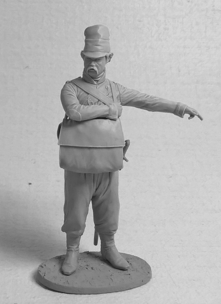 CHM-54339. Канонир (№2) орудийного расчета 6-фунтовой пушки конно-артиллерийских рот Донского казачьего войска, Россия 1809-16 гг. 54 мм. Материал - смола. Chronos Miniatures CHM-54339. Канонир (№2) орудийного расчета 6-фунтовой пушки конно-артиллерийских рот Донского казачьего войска, Россия 1809-16 гг. 54 мм. Материал - смола. Chronos Miniatures