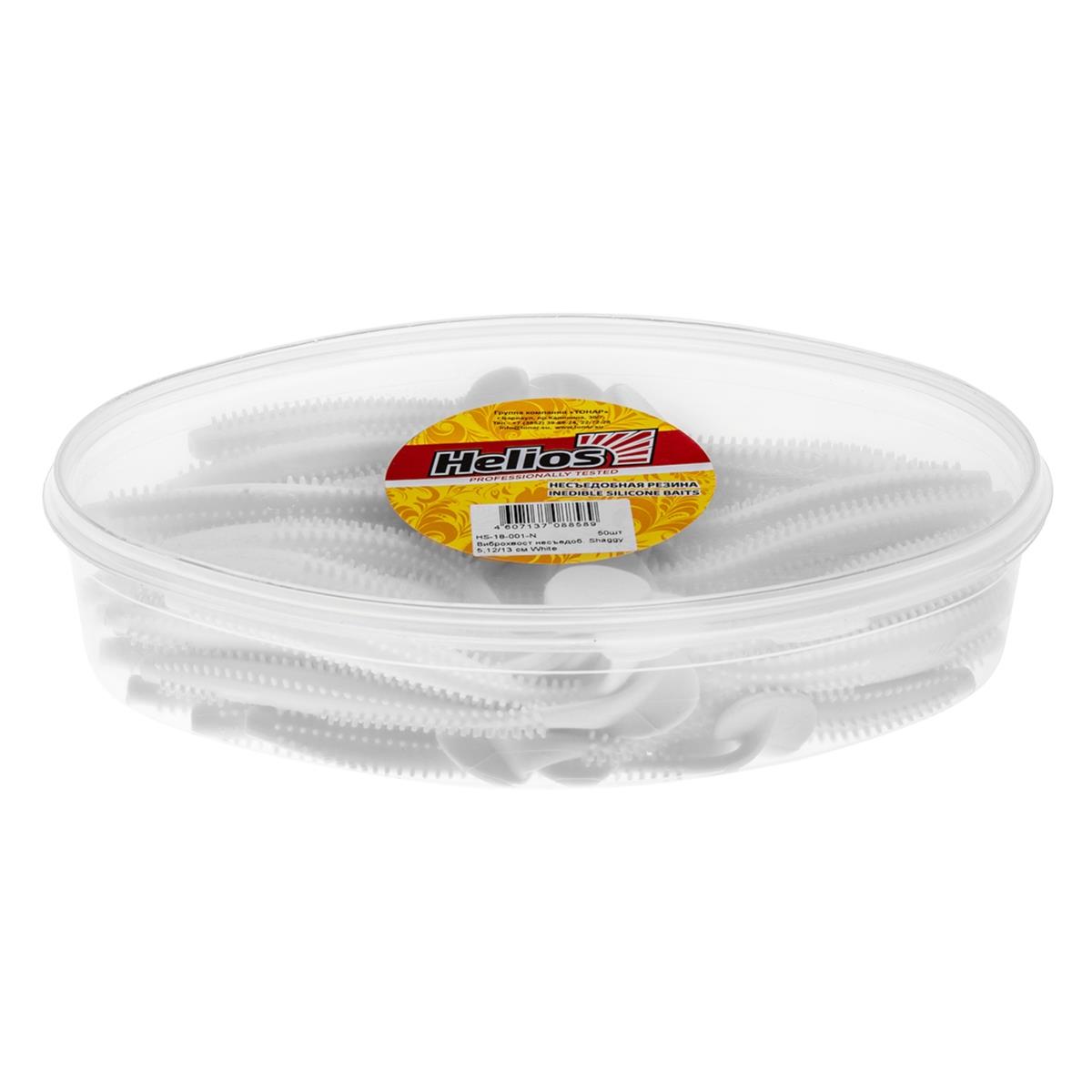 Виброхвост несъедоб. Shaggy 5,12/13 см White 50шт. (HS-18-001-N) Helios( цена указана за упаковку, в количестве 50шт.) Виброхвост несъедоб. Shaggy 5,12/13 см White 50шт. (HS-18-001-N) Helios( цена указана за упаковку, в количестве 50шт.)