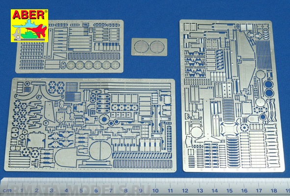 ABR-16-002  Дополнения для  Tiger I, Ausf.E – Early version (Basic set) для Tamiya 1/16 ABR-16-002  Дополнения для  Tiger I, Ausf.E – Early version (Basic set) для Tamiya 1/16
