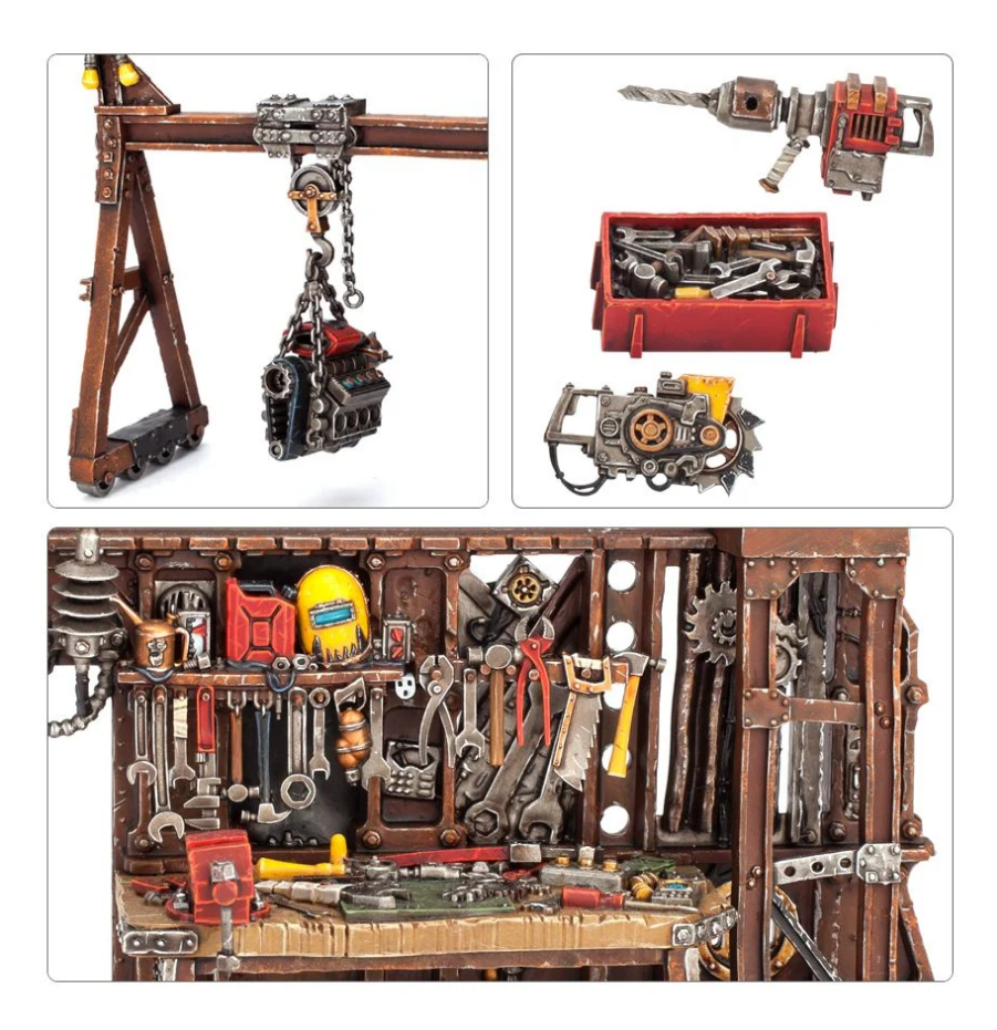 50-28 Набор игрового ландшафта Орки. Мастерская Механьяка (Orks Mekboy Workshop) (2021) 50-28 Набор игрового ландшафта Орки. Мастерская Механьяка (Orks Mekboy Workshop) (2021)