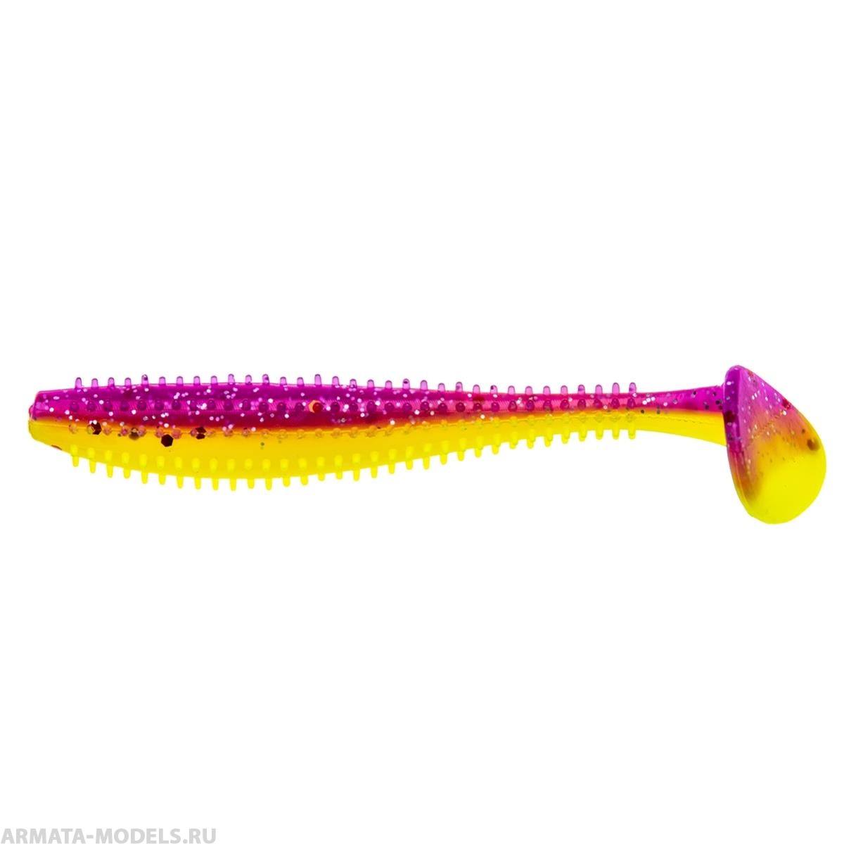 Виброхвост Shaggy 3,35"/8,5 см Fio & Acid lemon 5шт. (HS-16-027) Helios Виброхвост Shaggy 3,35"/8,5 см Fio & Acid lemon 5шт. (HS-16-027) Helios