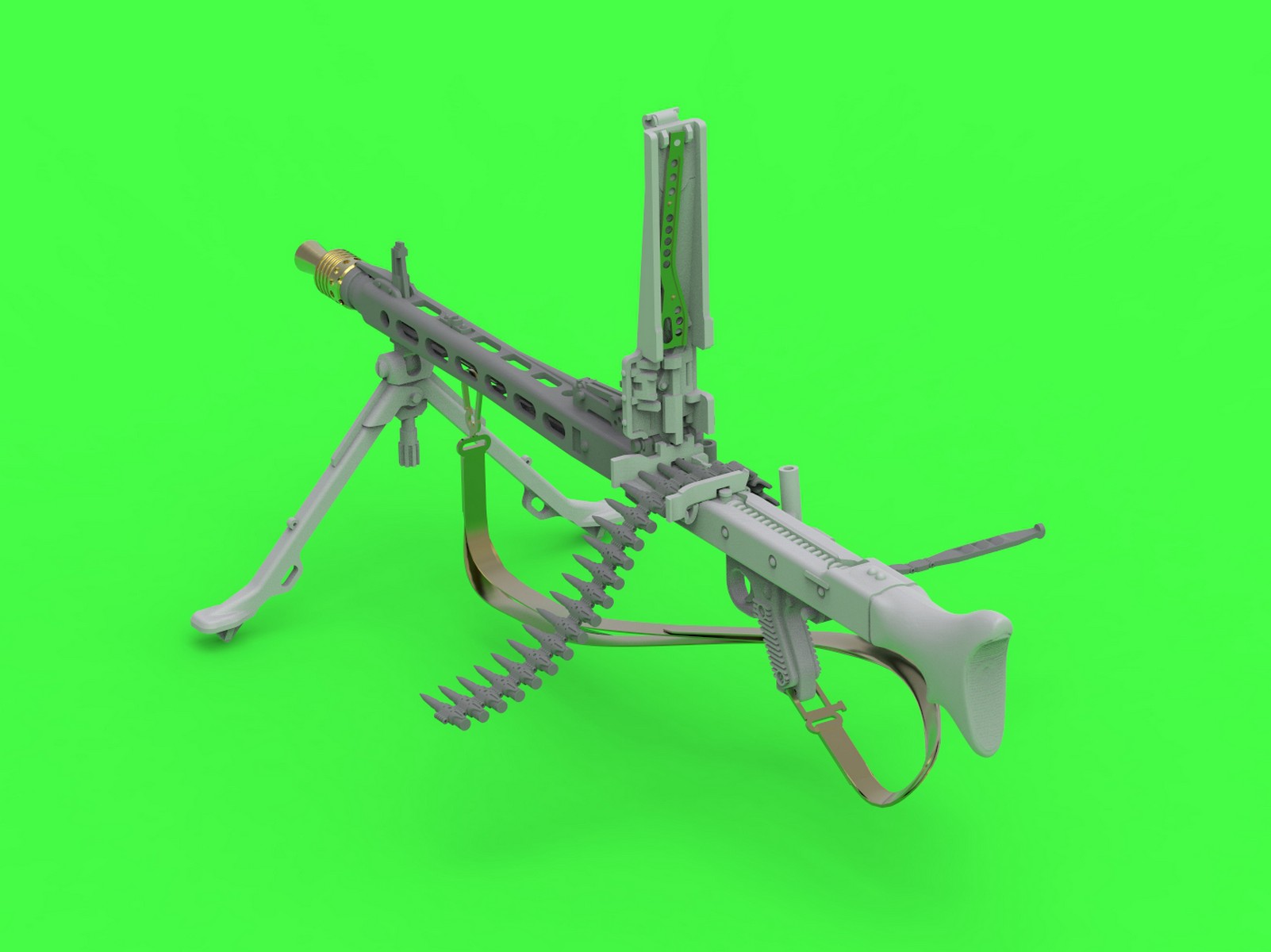 GM-35-024 MG-42 - немецкий пулемет (7,92 мм) - полный пистолет, вкл. детали из латуни, смолы и полиэтилена (1 шт.) GM-35-024 MG-42 - немецкий пулемет (7,92 мм) - полный пистолет, вкл. детали из латуни, смолы и полиэтилена (1 шт.)
