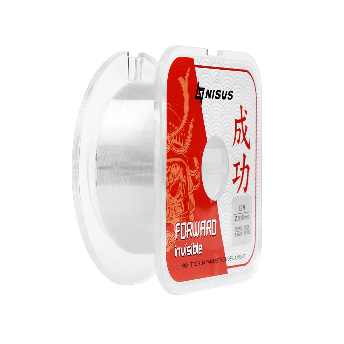 Леска FORWARD Invisible 0,181mm/100m Nylon (N-FI-0181-100) Nisus