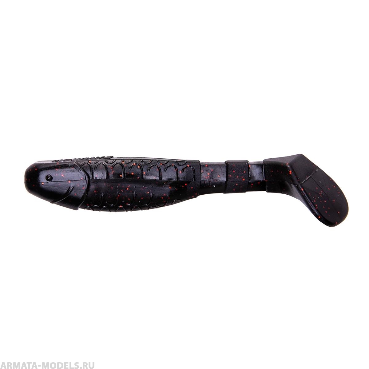 Виброхвост Chubby 3,55"/9 см Dark Star 5шт. (HS-4-047) Helios Виброхвост Chubby 3,55"/9 см Dark Star 5шт. (HS-4-047) Helios