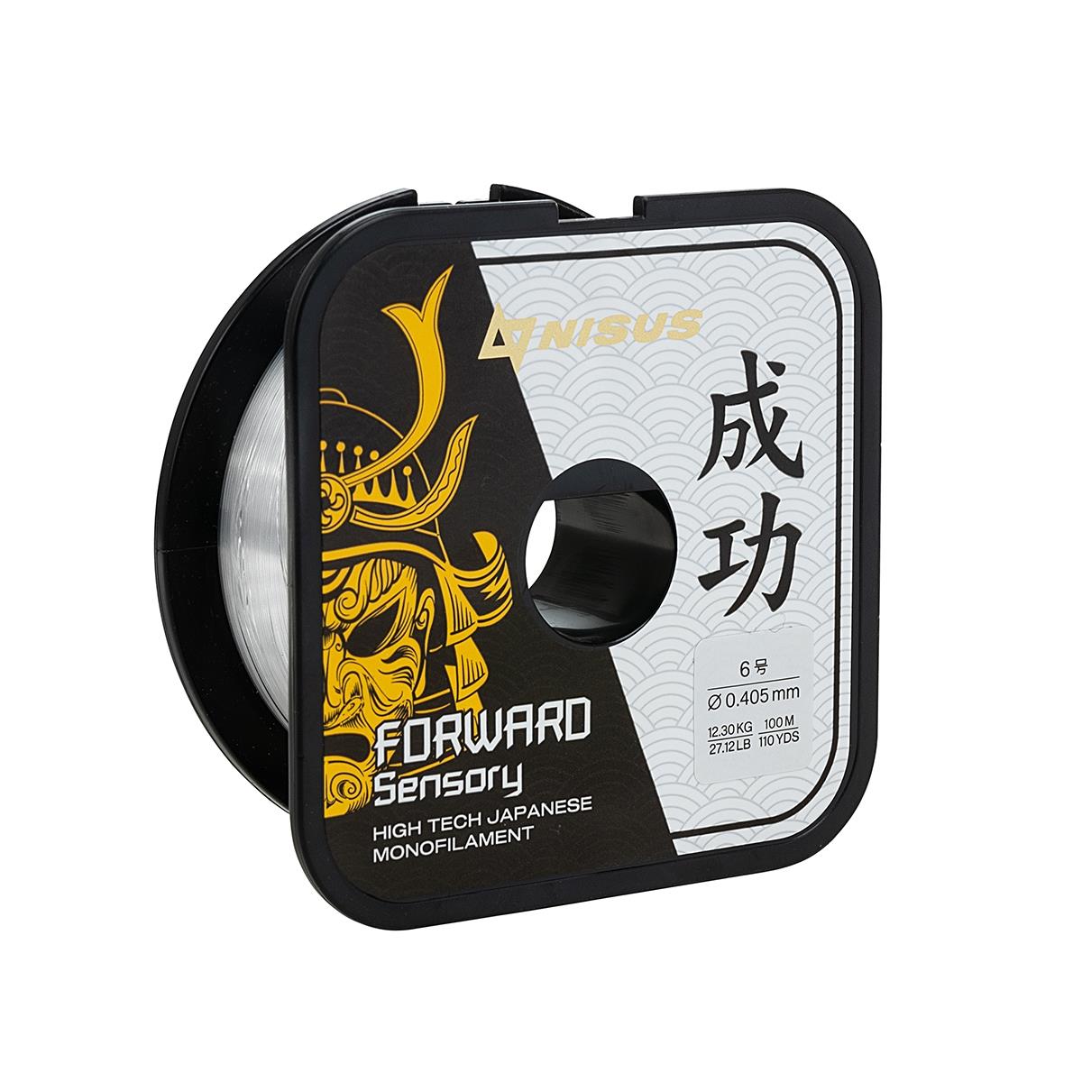 Леска FORWARD Sensory 0,405mm/100m Nylon Transparent (N-FS-0405-100) Nisus( цена указана за упаковку, в количестве 10шт.)