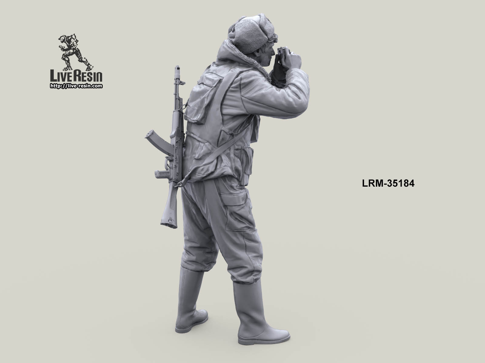 LRM35184 Военнослужащие ВВ, фотограф с фотоаппаратом Эликон Live Resin