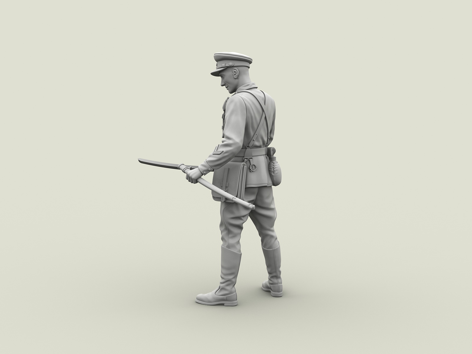 3122SOGA Капитан РККА с трофейным  мечом син-гунто. Халхин-Гол. 1939 г. SOGA Miniatures