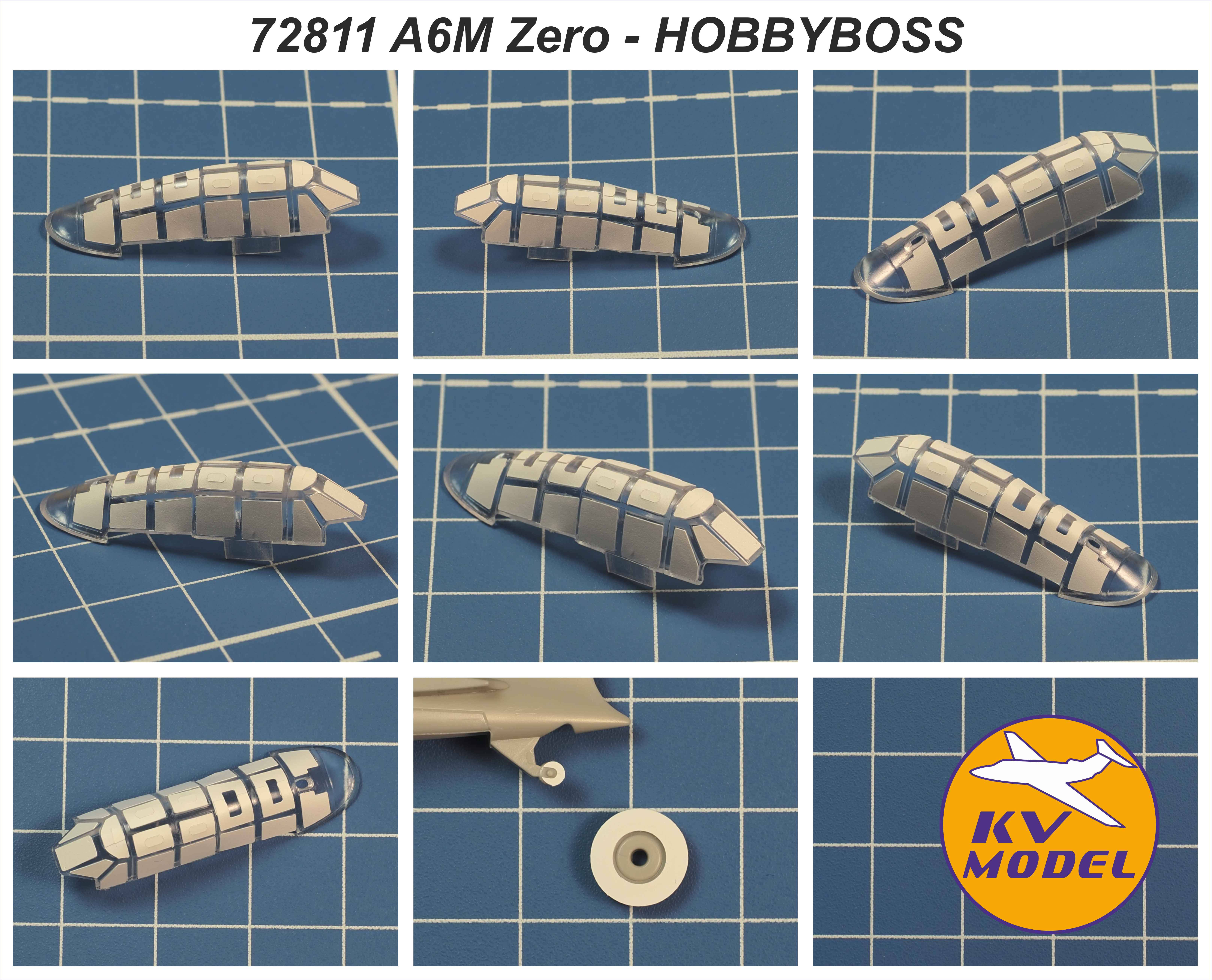 72811KV Окрасочная маска A6M5 Zero Model 52 HobbyBoss 80241 Doyusha 400913 маски на диски и колеса