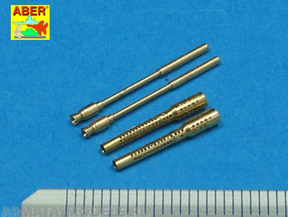 ABR-A32-005  Дополнения для  Set of 2 barrels for German 13mm aircraft machine guns MG 131 (early type)  для  1/32 ABR-A32-005  Дополнения для  Set of 2 barrels for German 13mm aircraft machine guns MG 131 (early type)  для  1/32