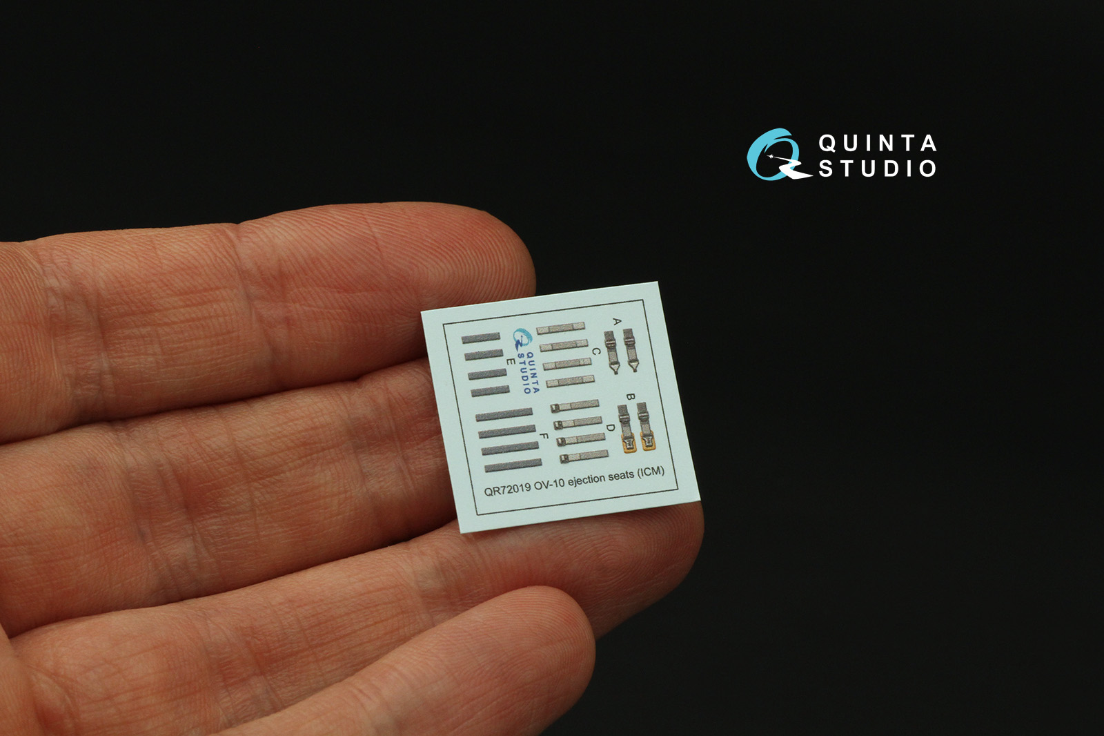 QD72107 3D Декаль интерьера кабины OV-10A Bronco (ICM)