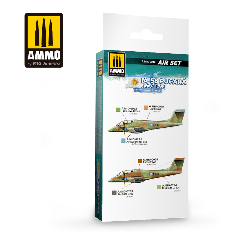 AMIG7242 Набор красок IA-58 Pucar? FAA Colors AMIG7242 Набор красок IA-58 Pucar? FAA Colors
