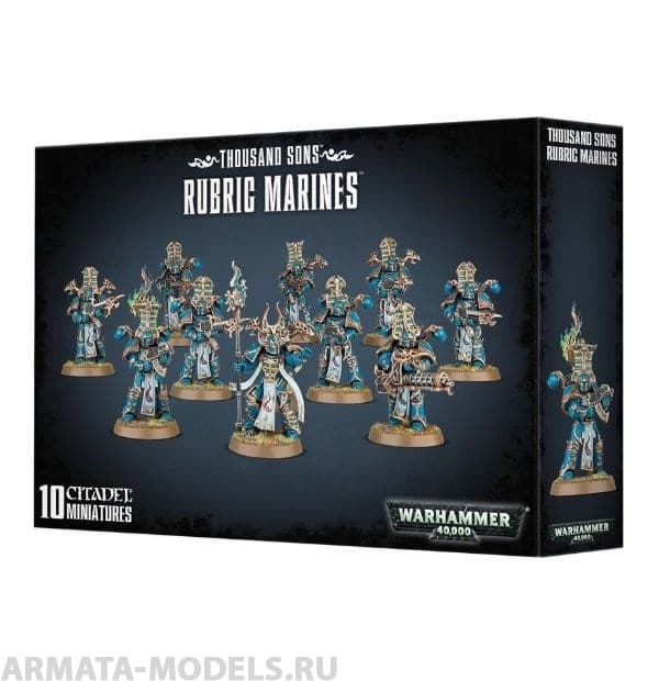 43-35GW Набор Рубрикодесантники Тысячи сынов (Thousand Sons Rubric Marines) 43-35GW Набор Рубрикодесантники Тысячи сынов (Thousand Sons Rubric Marines)
