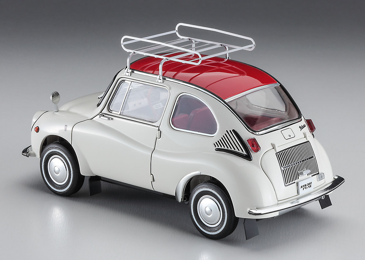 20622-Автомобиль SUBARU 360 DELUXE w/ROOF с багажником на крыше (Limited Edition) Hasegawa