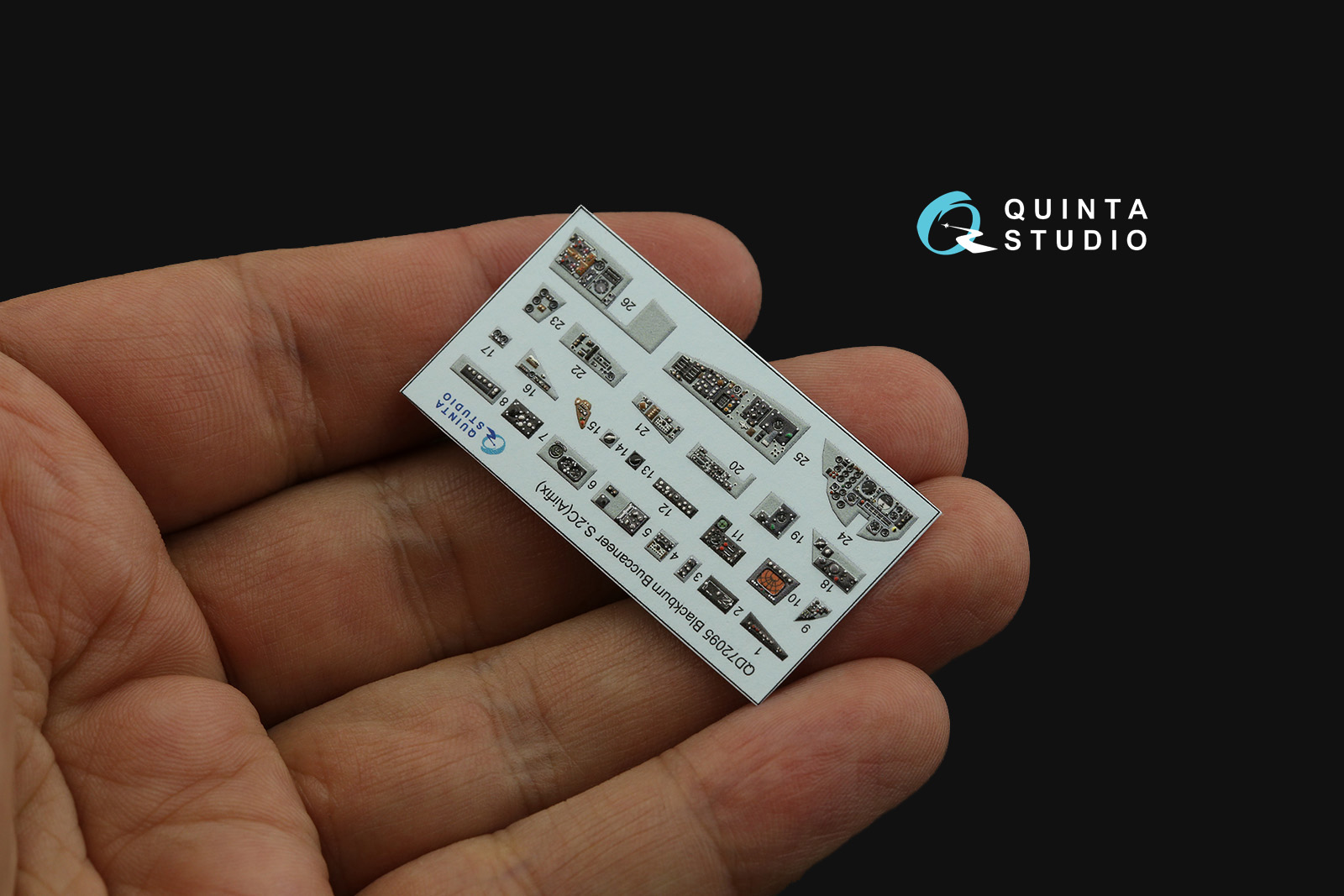 QD72095 3D Декаль интерьера кабины Blackburn Buccanneer S.2C (Airfix)