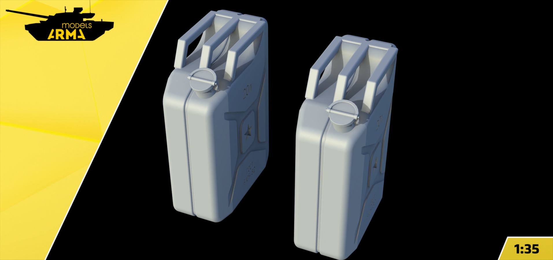 AM3758 миниатюра в масштабе - Канистры 2 шт. (Не для свободной продажи) Arma Models