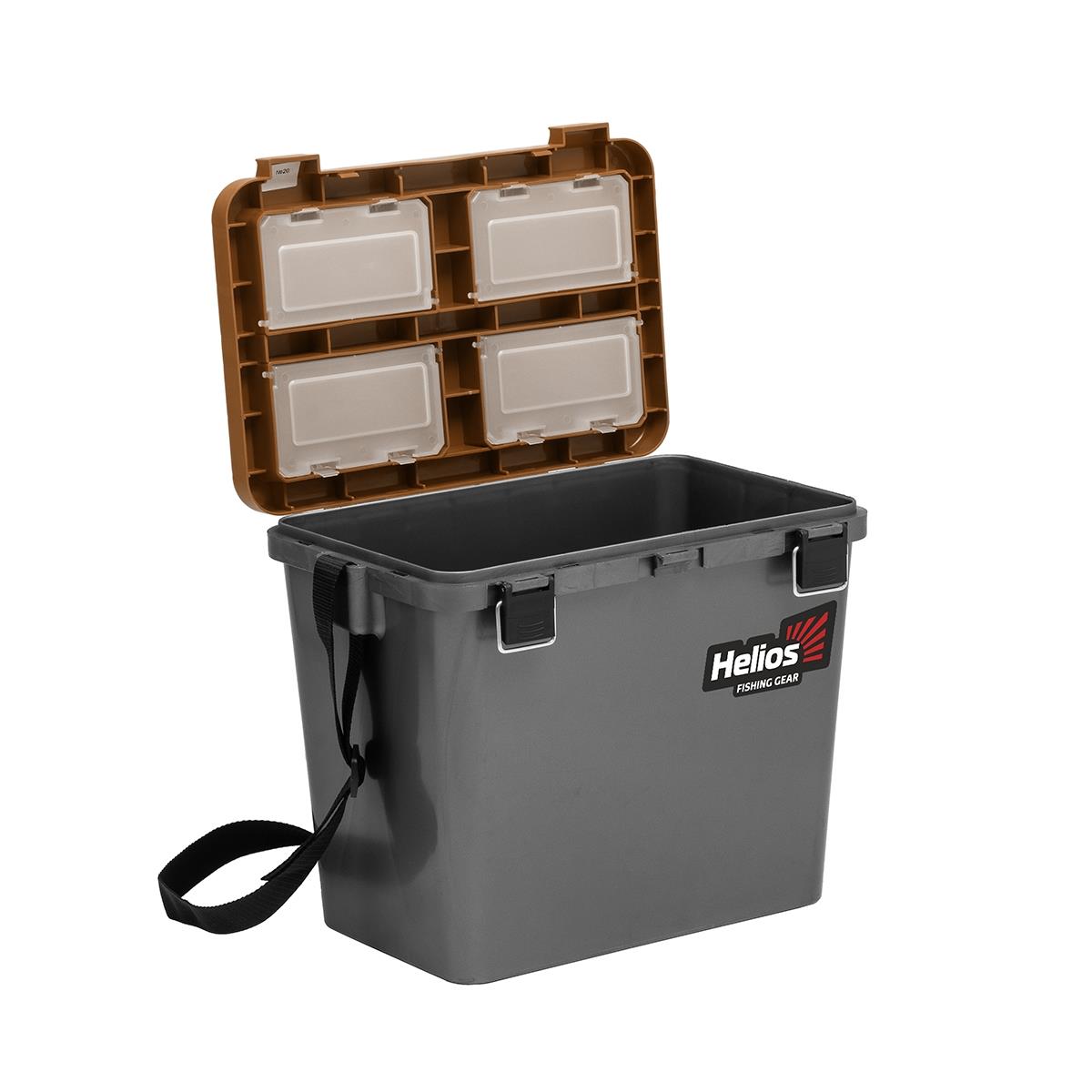 Ящик рыболовный зимний односекционный серый/золото (HS-IB-19-GGo-1) Helios (0) Ящик рыболовный зимний односекционный серый/золото (HS-IB-19-GGo-1) Helios (0)